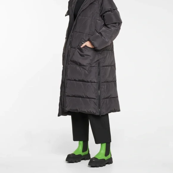 Like NEW Ganni Calf Leather Mid Chelsea Boot Neon Lime Green Chunky Lug … - Picture 4 of 9